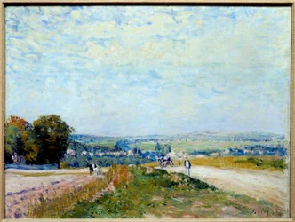 View of the Chemin de Montbuisson to Louveciennes