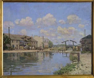 View of the Canal St. Martin, Paris