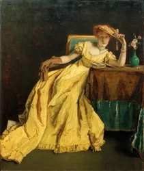 A. Stevens, The Lady in Yellow