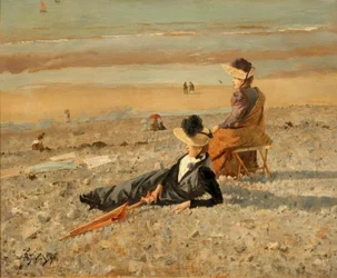 A. Stevens, A Beautiful Day in Le Tréport