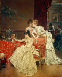Alfred Stevens, The Cup of Tea