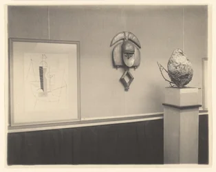 Detail of Picasso-Braque Exhibition at 291