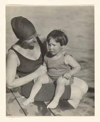 Marie Rapp Boursault and Yvonne Boursault, Lake George