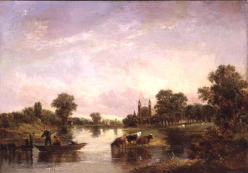 View of Eton College from the Thames