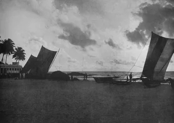 Sunset, Mount Lavinia Sea Shore