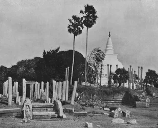 The Ruined Cities of Anuradhapura. Thuparama Dagoba