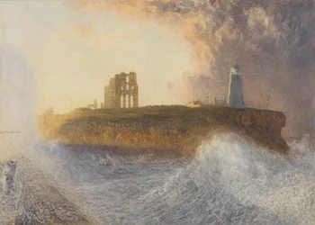 Tynemouth Pier: North-East Wind, 1866