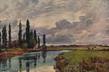 Poplars in the Thames Valley, 19th Century, 1938