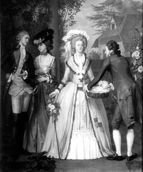Marie-Antoinette as a Shepherdess at Trianon