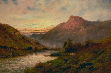 The Tay at Sunset, Dunkeld