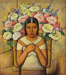 Flower Seller; Vendedora de flores, c.1934