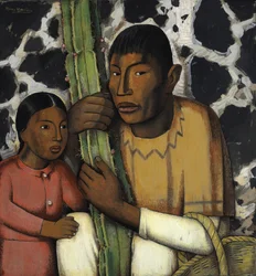 Indian with Cactus