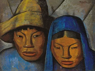 The Couple in Blue