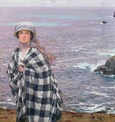 The Checked Shawl, 1915
