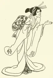 Illustration for The Story of The Mikado (engraving)
