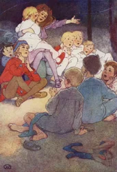 Wendy Told Her Story (colour litho)