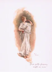 These pretty pleasures might we move, from Some Old Love Songs published by Hildesheimer & Faulkner, 1892