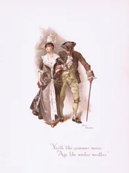 Youth like a summer morn, from Some Old Love Songs published by Hildesheimer & Faulkner, 1892