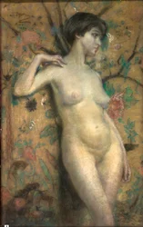 Nude against Screen