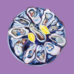 Fresh Oysters and Lemon