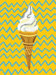 Sweet Soft Serve Cone