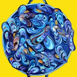 Vibrant Blue Mussels