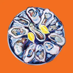 Vibrant Oysters and Lemon
