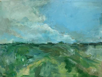 Green Fields Blue Sky