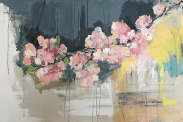 Pink Floral Abstract