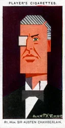 Austen Chamberlain, British politician