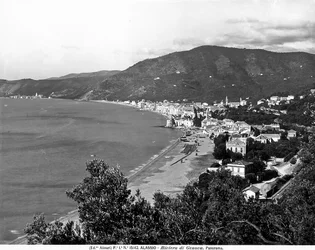 Panoramic View of the City of Alassio, Province of Savona