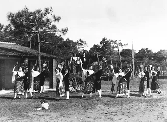 Villa Rosa Maltoni Mussolini: Group of Adolescents Wearing Traditional Sicilian Costumes