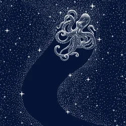 Cosmic Octopus Soaring
