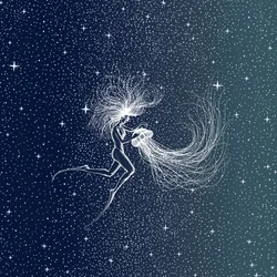 Ethereal Cosmic Goddess