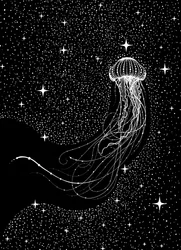 Glowing Space Jellyfish