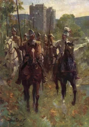 Border Reivers Setting out on a Cattle Raid
