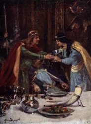 Poisoning of King Aethelbert II of East Anglia by Cynethryth, wife of Offa II of Mercia, 794