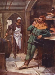 Robin Hood and his Merry Men: Little John in the buttery