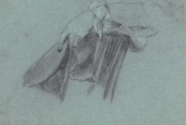 Study of a Hand Holding a Hat