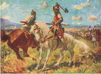 The Combat Between King Robert the Bruce and Sir Henry de Bohun at Bannockburn