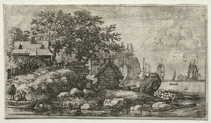 Eight landscapes: Landscape with Two Empty Boats