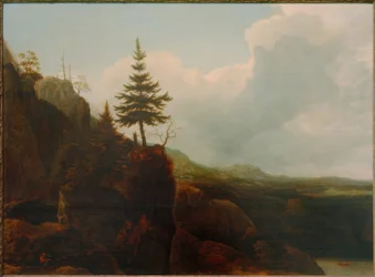 Mountain Landscape with Fir