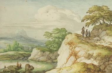 Hikers in the Highlands, c.1655