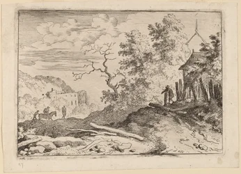 Hut with the Remains of a Hedge