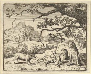 Renard Receives a New Citation from the Badger, 1650-75