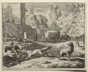 Reynard the Fox: Reynard Chasing Hens