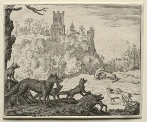 Reynard the Fox: Reynard and the Badger Depart for Court
