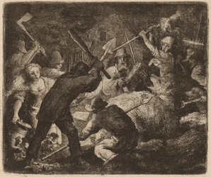 The Bear Assaulted by the Peasants