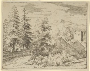 The Man between the Two Fir Trees, 17th century