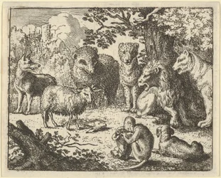 The Monkey Opens the Package and Removes the Rabbit